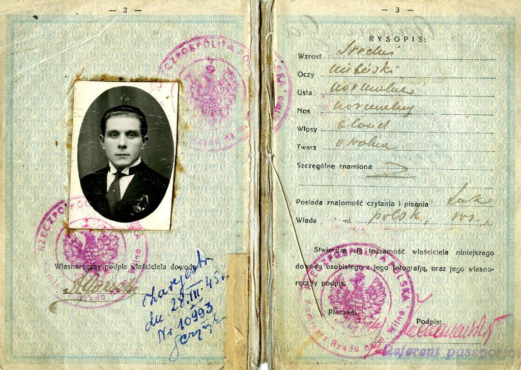 KKE 5671-4.jpg - Dok. Dowód osobisty Antoniego Graszko, Wilno, 29 VII 1922 r.